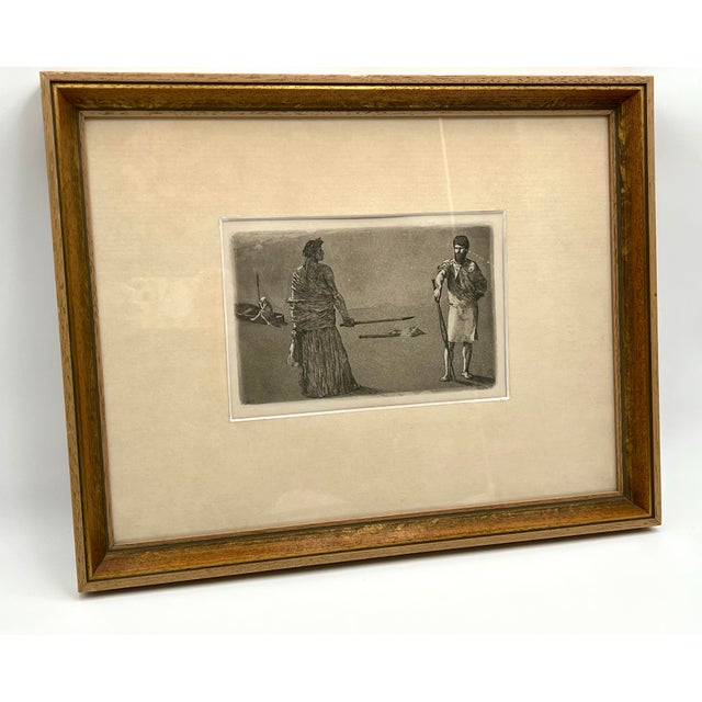 Max Klinger Conclusion (Satire/Resolution), 1879 Original Etching, Opus II Plate Xiii, Framed German Symbolist Art For Sale - Image 4 of 6
