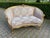 1900s French Artisan Louis XVI Pink Beech Settee For Sale - Image 4 of 10