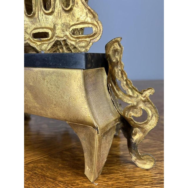 Antique Louis XV French Neo Rococo Figural Bronze Clock For Sale - Image 10 of 12