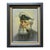 Vintage Mid-Century Oil Painting of a Sea Captain With Pipe, Signed Rudder, C. 1965 For Sale