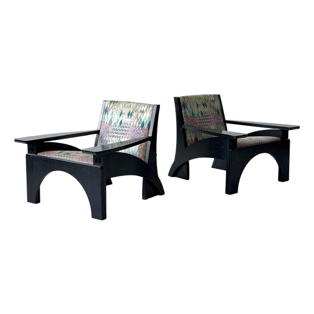 1970s Hill House Lounge Chairs by Charles Rennie Mackintosh for Cassina For Sale