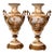 19th Sevres Louis XVI Gilt Porcelain Bronze Vases Pair For Sale