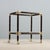 Gold Bamboo and Brass Coffee Table with Wheels, 1950s-1960s For Sale - Image 8 of 9