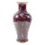Antique Oxblood Red Chinese Porcelain Vase Signed Sang Dde Boeuf For Sale