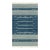 Rug & Kilim's Modern Dhurrie Rug in Blue with White Stripes & Geometric Patterns - 14x20 For Sale