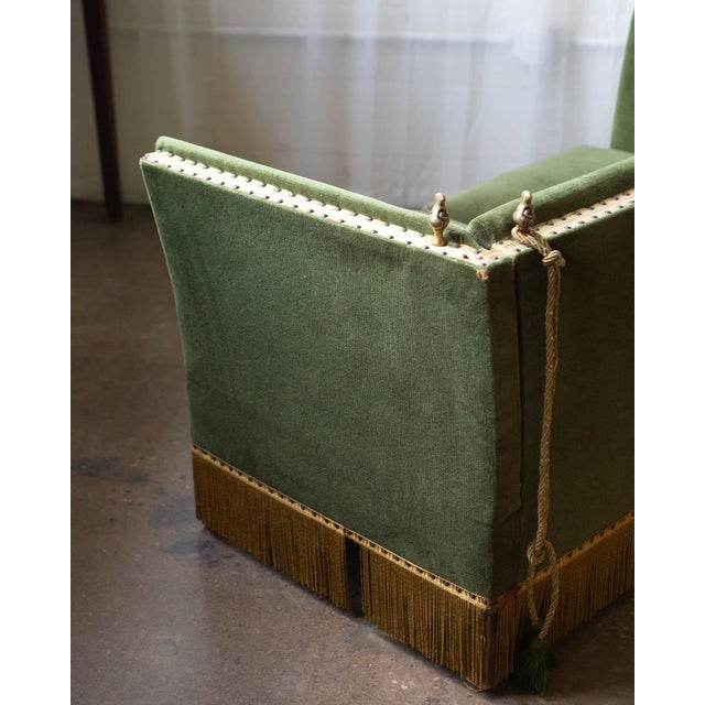 1940s Deco Style Scandinavian Mohair Sofa For Sale - Image 9 of 14