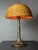 Mid-Century Pencil Reed Rattan Bamboo and Brass Table Lamp, 1970s For Sale - Image 10 of 17