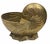 Contemporary Vintage Brass Nautilus Shell Bowl Sculptural Catchall Palm Beach Shell Decor For Sale - Image 3 of 6