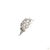 Art Deco 9 Carat Pearl Diamond Gold Brooch For Sale - Image 4 of 9