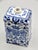 19th-Century English Delft Tea Caddy With Rampart Lions Hand Painted For Sale - Image 9 of 9