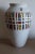 German Ceramic Vase with Colored Geometric Motifs from Jasba, 1960s For Sale - Image 4 of 4