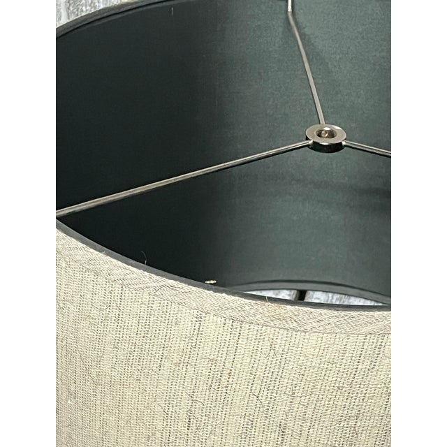 Vintage Girardi Spiral Memphis-Style Metal Lamp, Signed For Sale - Image 12 of 12