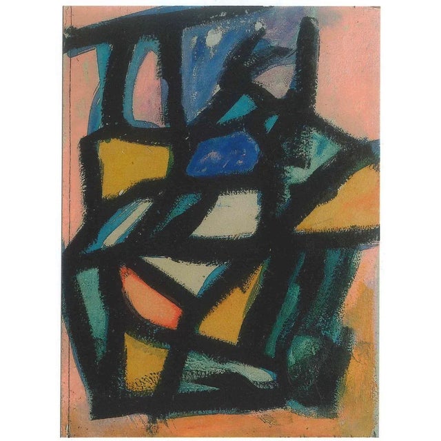 Abstract Expression is an original artwork realized by Giorgio Lo Fermo in 1998. Oil on canvas applied on hardboard. This...