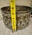 Antique French Revival Repoussé Brass Jardinière Cachepot, Embossed Classical Urn Motif Planter C 1890–1915 For Sale - Image 10 of 11