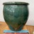 Mid 20th Century Mid 20th Century Deep Green Glazed Round Ceramic Planters - A Pair For Sale - Image 5 of 8