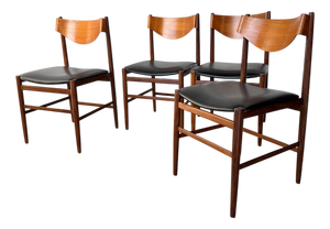 Italian Chairs by Gianfranco Frattini, 1960s, Set of 4