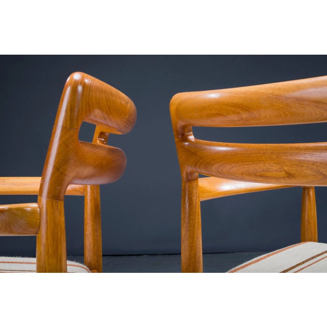 Mid-Century Danish Teak Dining Chairs by H. W. Klein for Bramin, 1970s, Set of 4 For Sale - Image 6 of 12