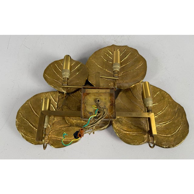 Mid-Century Modern Vintage Sculptural Wall Light by Chrystine Charles for Maison Charles, 1970s For Sale - Image 3 of 18