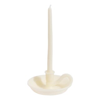 Misette The Forme Wax Candlestick, Cream For Sale