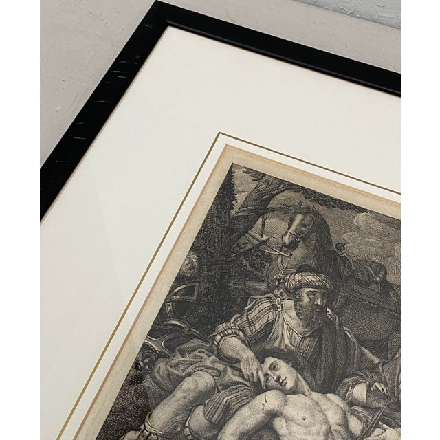 Carlo Lasinio "Ermina and the Wounded Tancredi" Original Etching C.1820 For Sale - Image 4 of 13