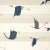 SAMPLE - Schumacher x Peg Norriss Flying West Wallpaper In Blue For Sale