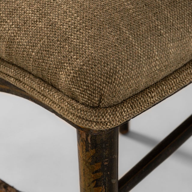 1860s French Baroque Revival Wooden Chair With Upholstered Seat For Sale - Image 13 of 18