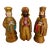 1960s Mid Century Three Wise Men Taper Candle Holders For Sale