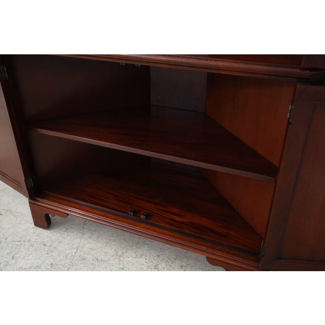 Stickley Mahogany 4 Door Corner Cabinet For Sale In Philadelphia - Image 6 of 18
