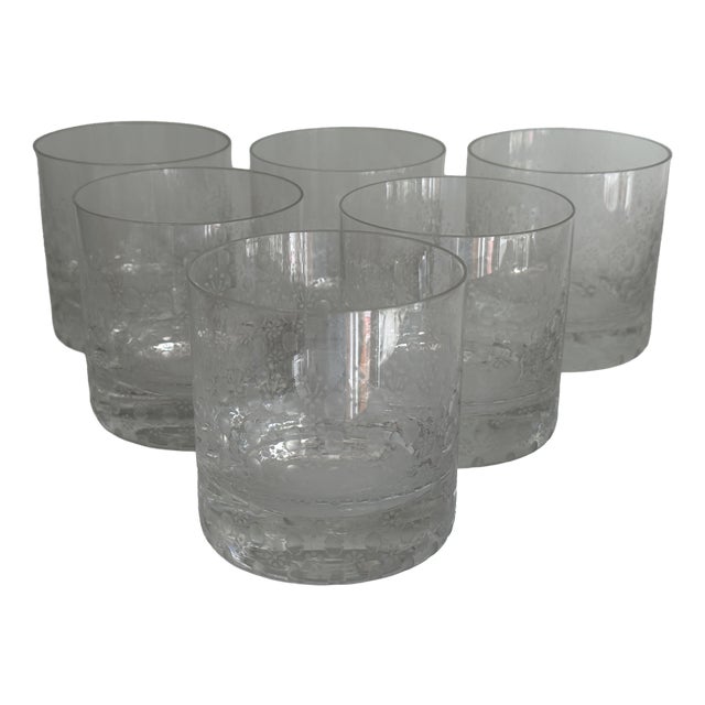 Romanze Form 13000 Whiskybecher Glass by Björn Wiinblad for Rosenthal Studio Line, Germany, 1960s, Set of 6 For Sale