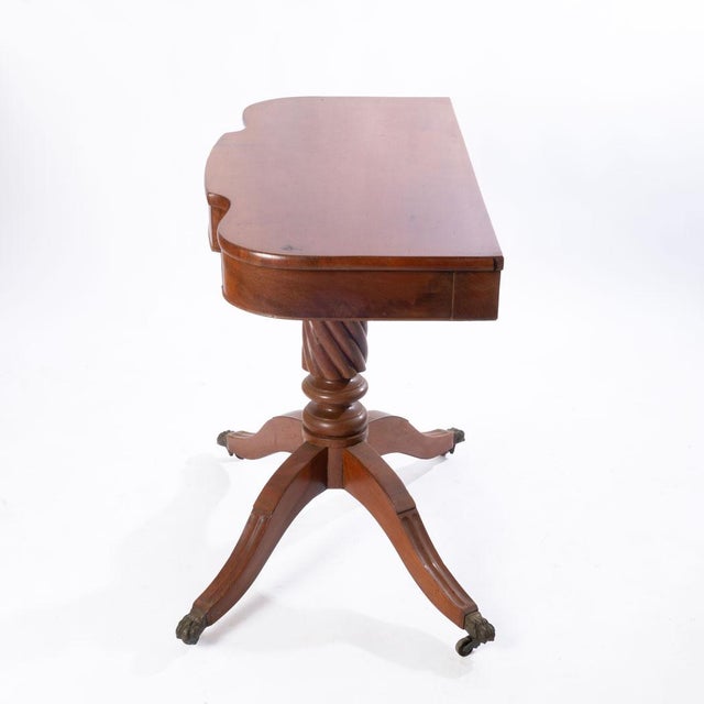 Wood 19th Century Federal Style Table With Claw and Ball Feet For Sale - Image 7 of 9