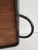 Vintage Handmade Wood Serving Trays With Hand-Forged Metal Frames – Set of 2 For Sale - Image 12 of 13