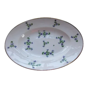 1805-1810 French Empire Porcelain Oval Platter