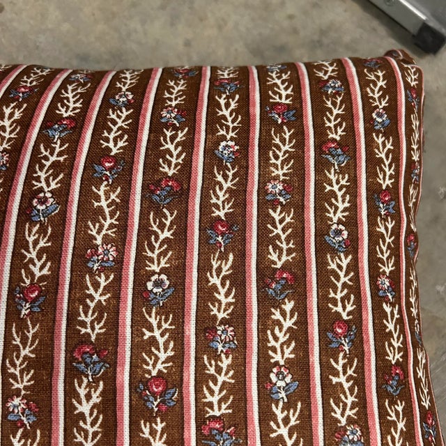 Lisa Fine “Nicobar” Pillow in Cocoa For Sale - Image 4 of 5