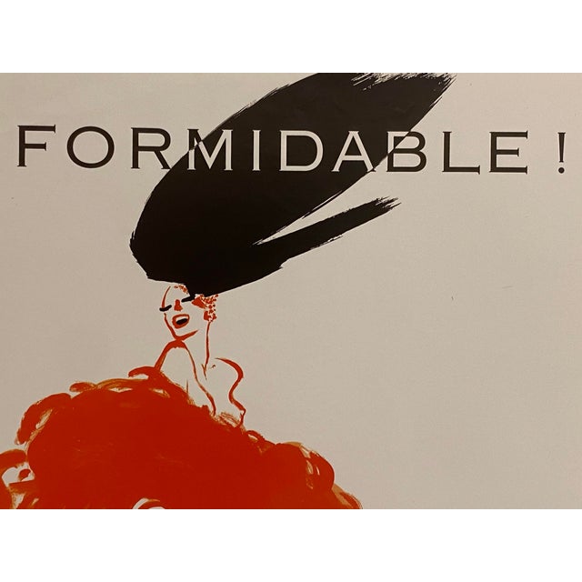 Original Vintage Formidable Offset Lithograph Poster by René Gruau For Sale - Image 15 of 16