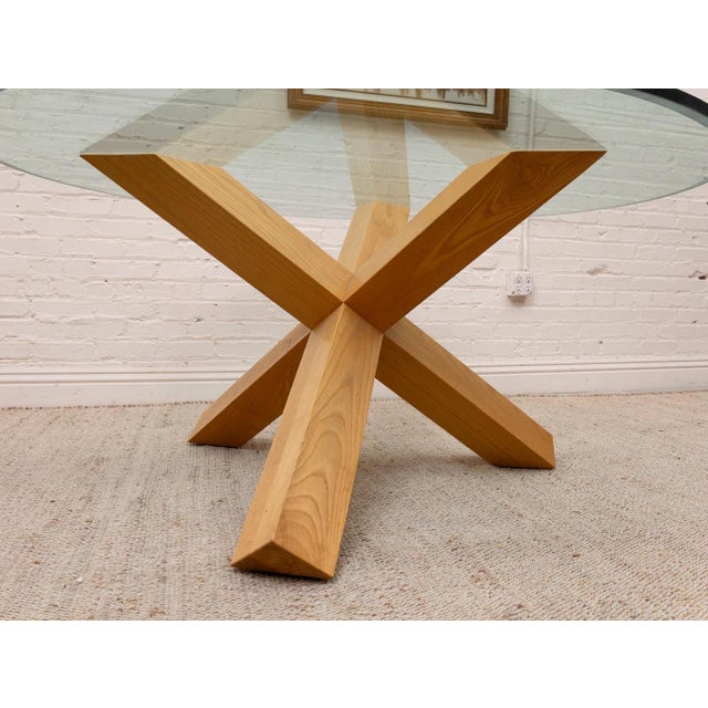 Mid 20th Century Styled After Mario Bellini La Rotonda Table for Cassina For Sale In Los Angeles - Image 6 of 8