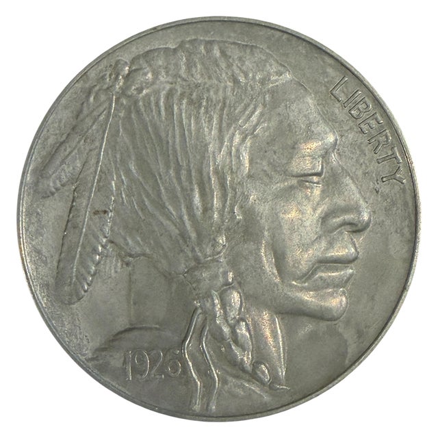 1970s Vintage Oversized Buffalo Nickel Bank For Sale - Image 5 of 7