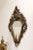 Bronze Italian 19th Century Rococo Style Carved Mirror with Traces of Gilt and Scrolls For Sale - Image 8 of 12
