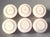White Antique Haviland Limoges Luncheon Plates - Schleiger Patterns - Set of 6 For Sale - Image 8 of 12
