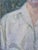 1970s Vintage Soviet Man Portrait, Original Oil Painting on Canvas, 1970s 62-47 For Sale - Image 5 of 6