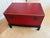 1960s Red Wood Chinese Medallion Hinge-Top Trunk For Sale - Image 5 of 6