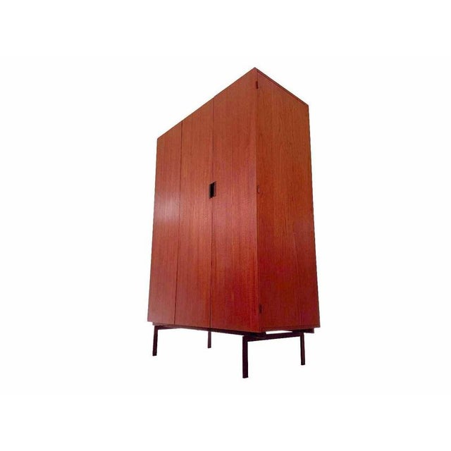 1950s Vintage KU10 Wardrobe by Cees Braakman for Pastoe, 1950s For Sale - Image 5 of 11