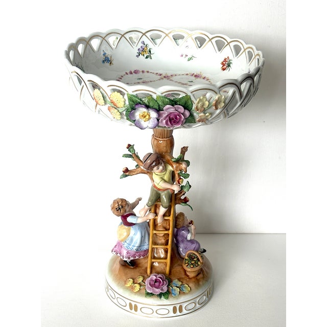 Gold Porcelain Bowl from PMP Palue Schierholz, 1950s For Sale - Image 8 of 12