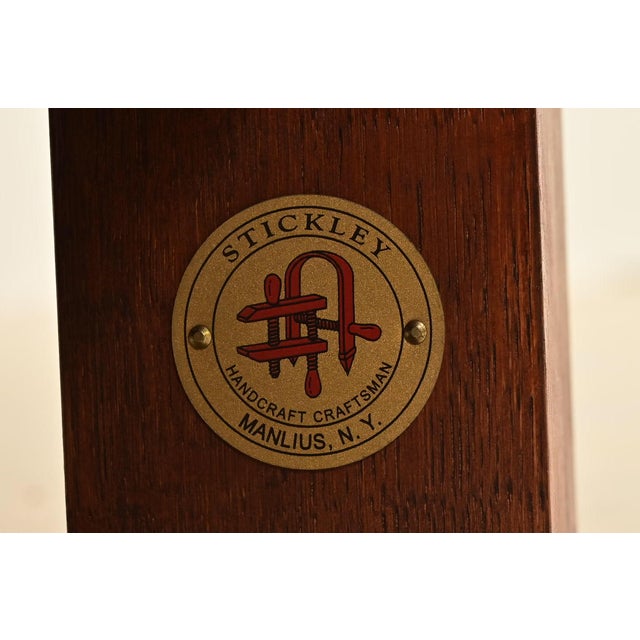 L. & J. G. Stickley Mission Oak Arts & Crafts Sofa For Sale - Image 10 of 11