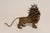 Mid-Century Modern Vintage Brutalist Embossed Brass and Steel Lion Sculpture by Pal Kepenyes For Sale - Image 3 of 18