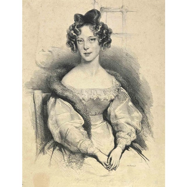 Octave Tessaert, Duchesse De Berry, Lithograph, Mid-19th Century For Sale