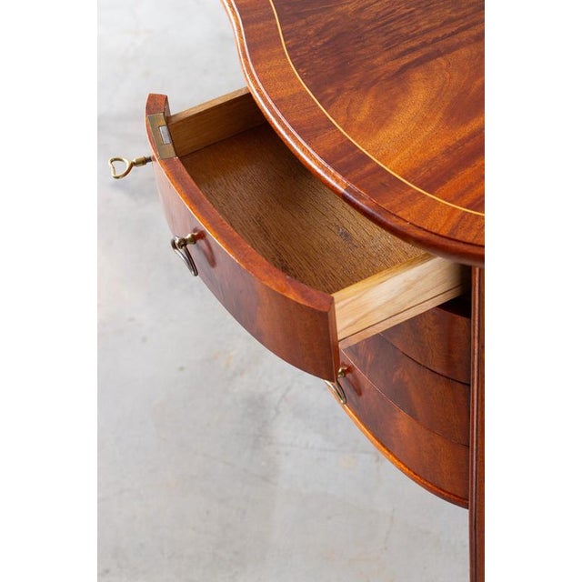 Swedish Modern Organic Desk in Mahogany, 1940s For Sale - Image 10 of 15