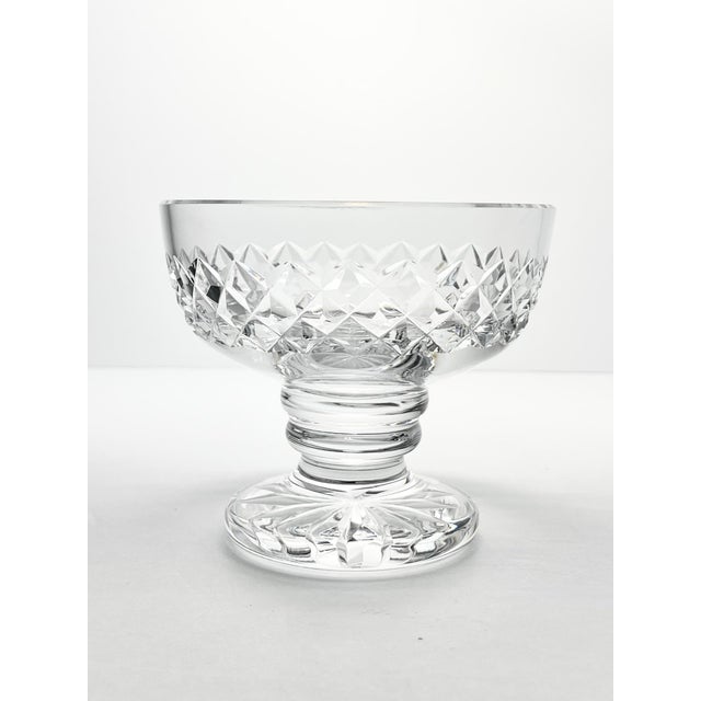 Contemporary Waterford Crystal Footed Pedestal Compote Catchall Decorative Bowl For Sale - Image 3 of 8