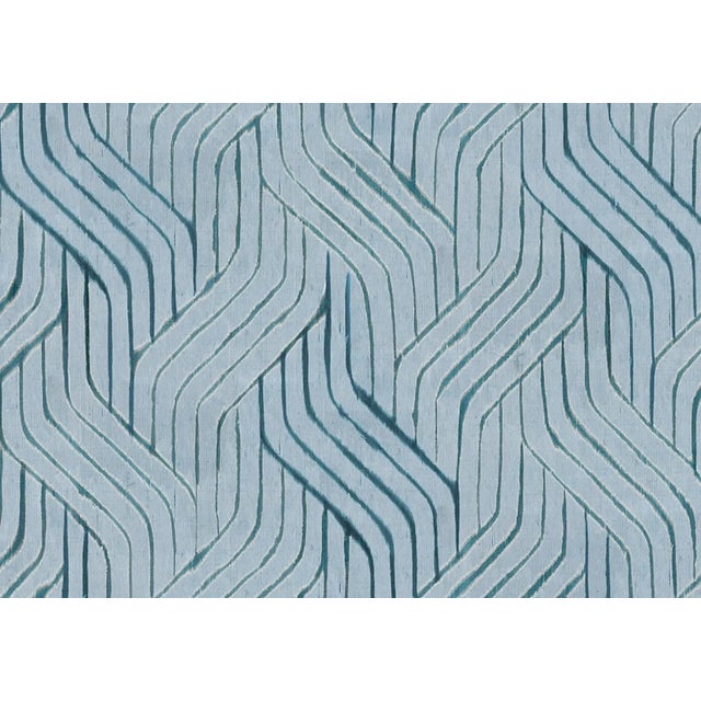 Carleton v Samarkand in Sky Linen Fabric- 4 Yards For Sale - Image 9 of 9