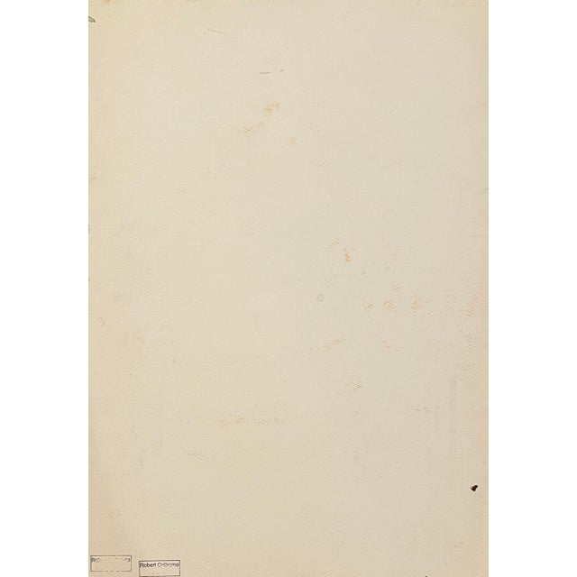 1953 Robert Colborne Still Life Watercolor For Sale - Image 4 of 4