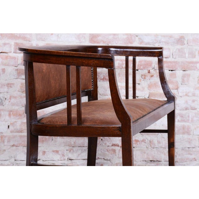 Art Deco Seating Set in Beech, Czech, 1920s, Set of 3 For Sale - Image 12 of 18